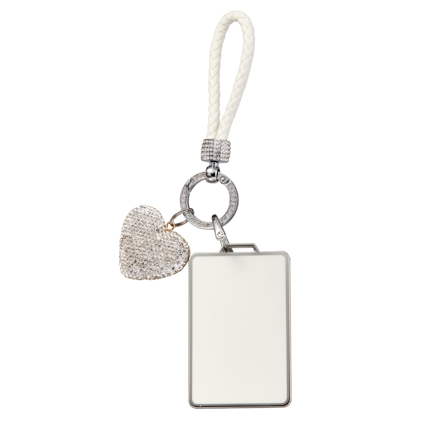 Crystal Heart Pink Bling Tesla Key Card Holder
