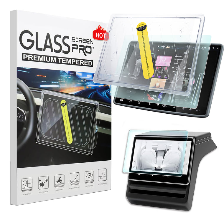 2026 Tesla Model Y Juniper Premium/Performance Screen Protector 16" Touchscreen 8" Rear Screen
