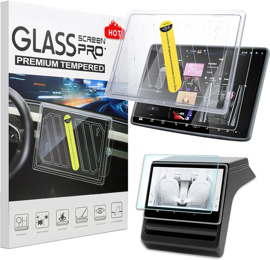 Tesla Model 3 Highland & Model Y Juniper Screen Protector (2024–2026) – 15" + 8" Tempered Glass