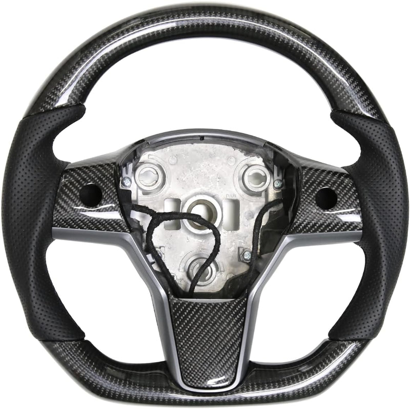 Tesheer Racing Style Steering Wheel for Tesla Model 3 Model Y