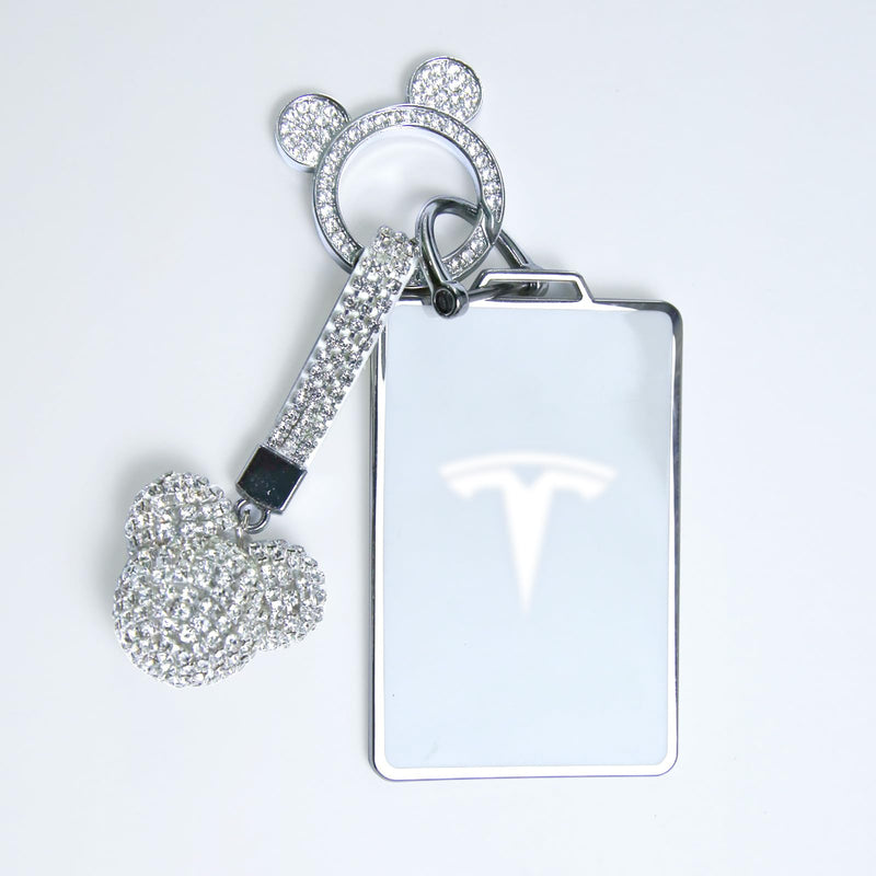 Tesheer Bling Key Card Holder for Tesla Model S/X/3/Y Cybertruck