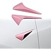Pink door handle covers for Model Y HW3 exterior styling and everyday scratch protection