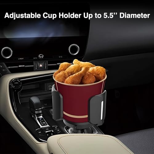 Tesheer Adjustable Car Cup Holder Expander for Car Accessories