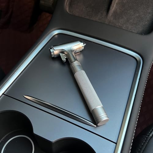 Tesheer Car Safety Hammer for Car Accessories (Silver)