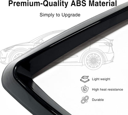 Tesheer ABS Front Fog Light Trim for Tesla Model Y (Glossy Black) Tesheer