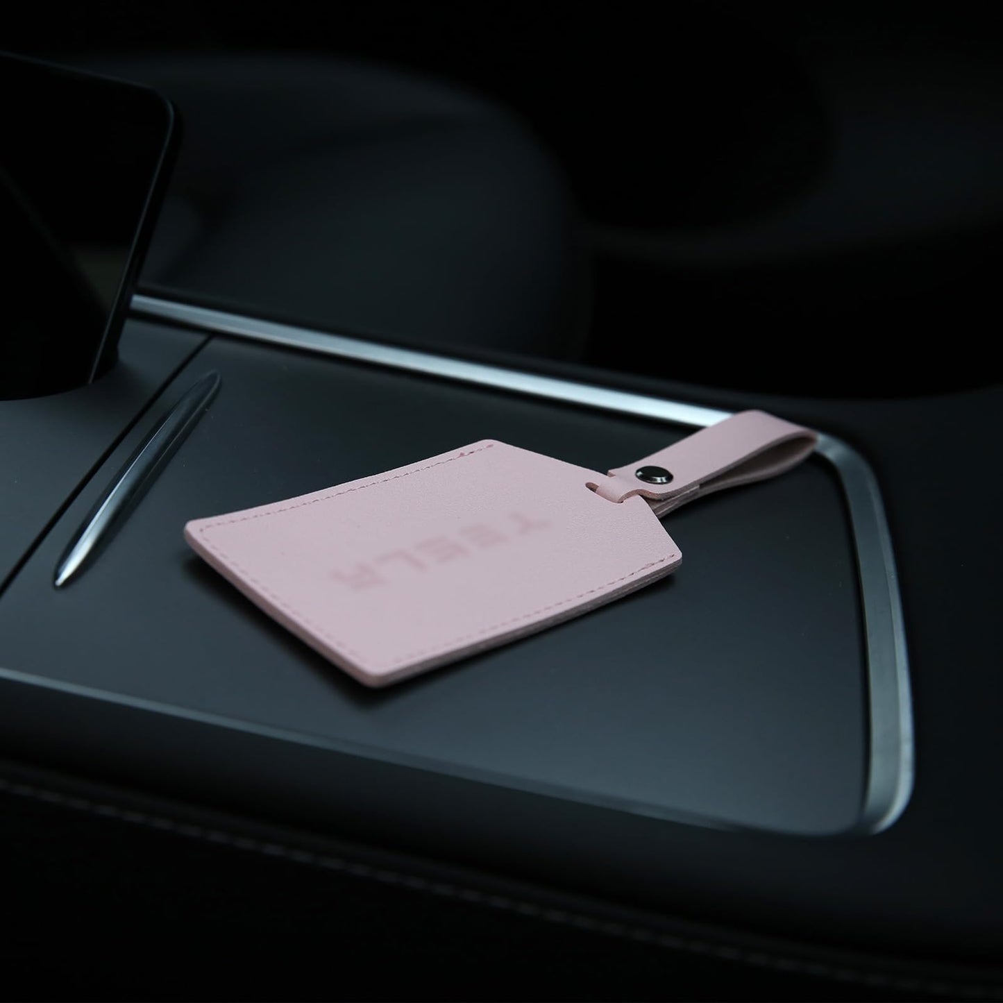 Tesheer PU leather Key Card Holder for Tesla Model 3/Y/X/S 1PCS