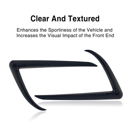 Tesheer ABS Front Fog Light Trim Cover for Tesla Model 3 2017-2023 Tesheer