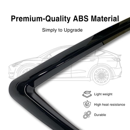 Tesheer ABS Front Fog Light Trim Cover for Tesla Model 3 2017-2023 Tesheer