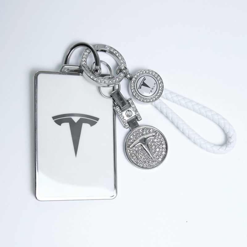 Tesheer Bling Key Card Holder for Tesla Model S/X/3/Y Cybertruck