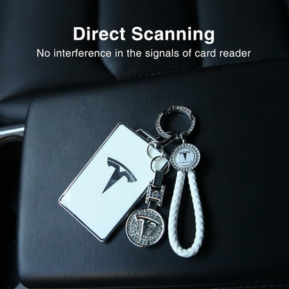 Tesheer Bling Key Card Holder for Tesla Model S/X/3/Y Cybertruck Tesheer
