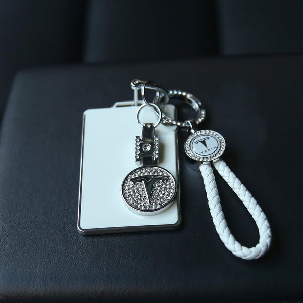 Tesheer Bling Key Card Holder for Tesla Model S/X/3/Y Cybertruck