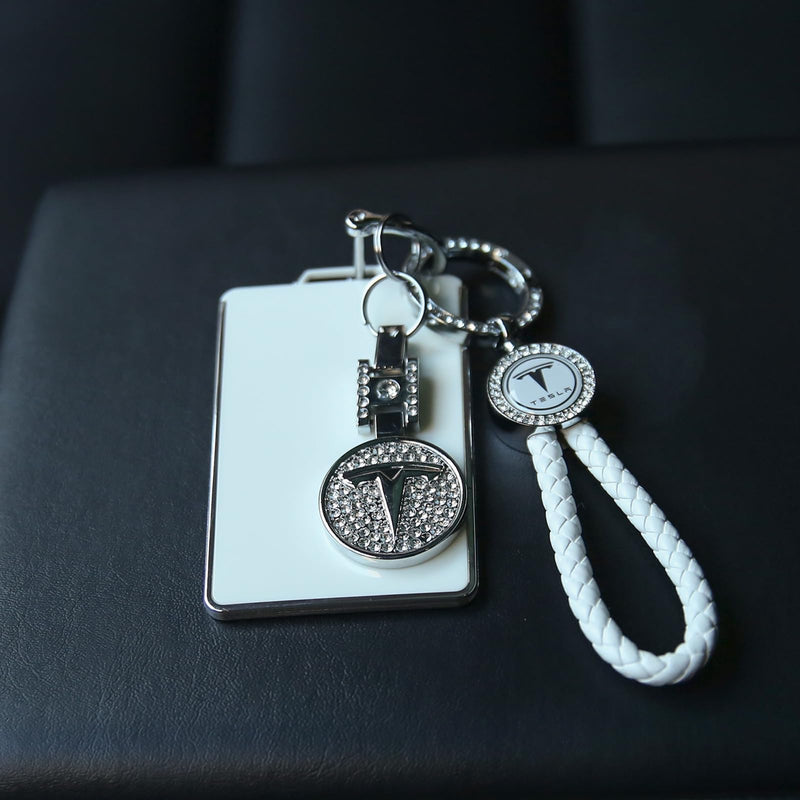 Tesheer Bling Key Card Holder for Tesla Model S/X/3/Y Cybertruck