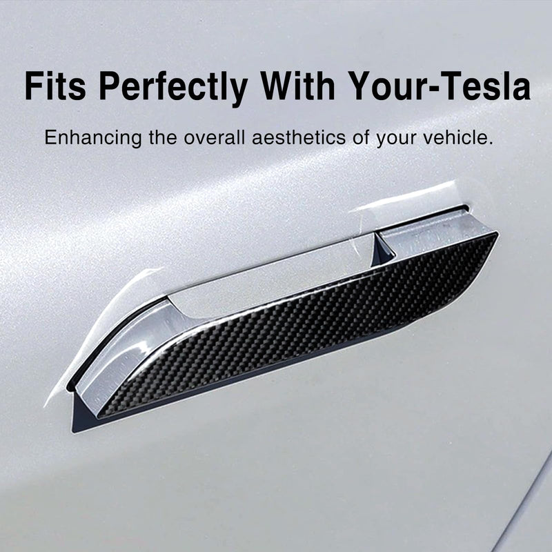 Tesheer Door Handle Sticker for Tesla Model S 2017-2024 4Pcs