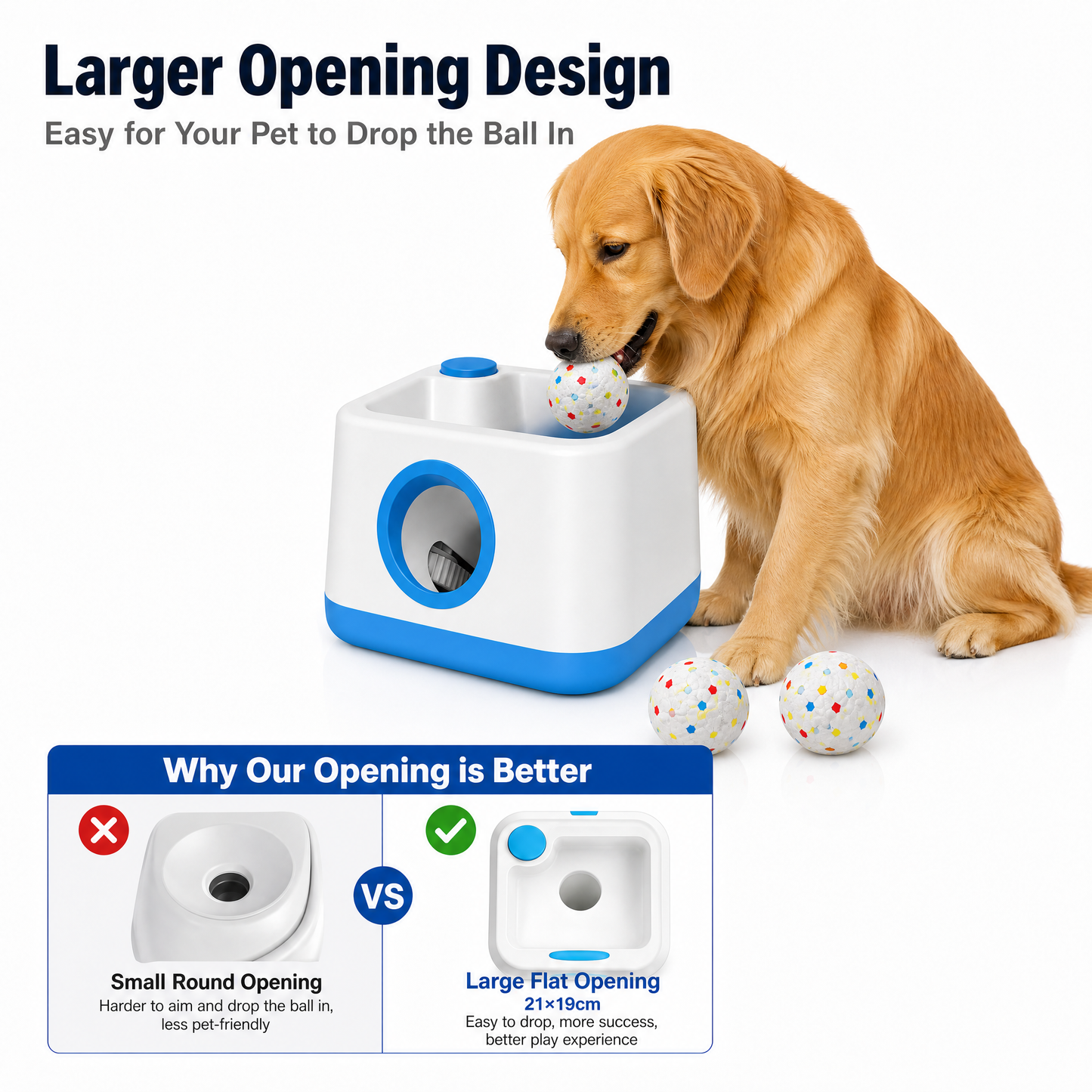 Cyberpaws Automatic Dog Ball Launcher | Rechargeable Fetch Toy