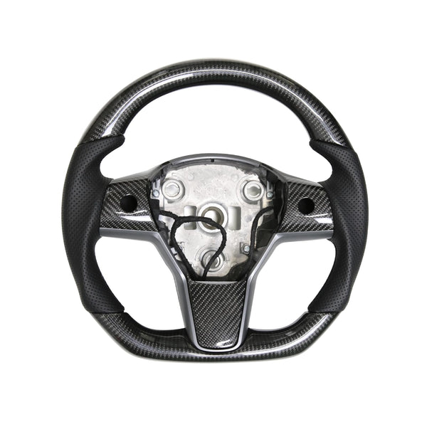 Tesheer Racing Style Steering Wheel for Tesla Model 3 Model Y