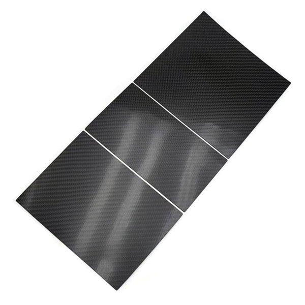 Tesheer 3K Twill Carbon Fiber Center Console Wrap Kit for 2024 Tesla Model 3 Highland