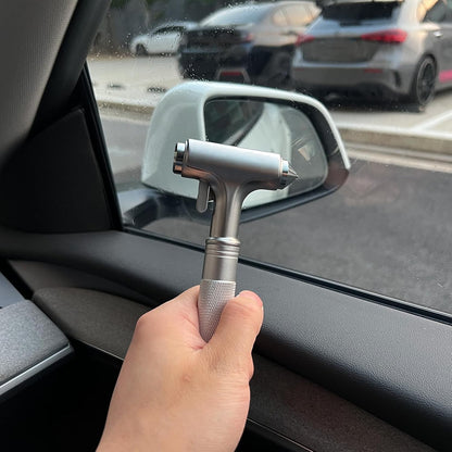 3-in-1 car window breaker seatbelt cutter and escape hammer