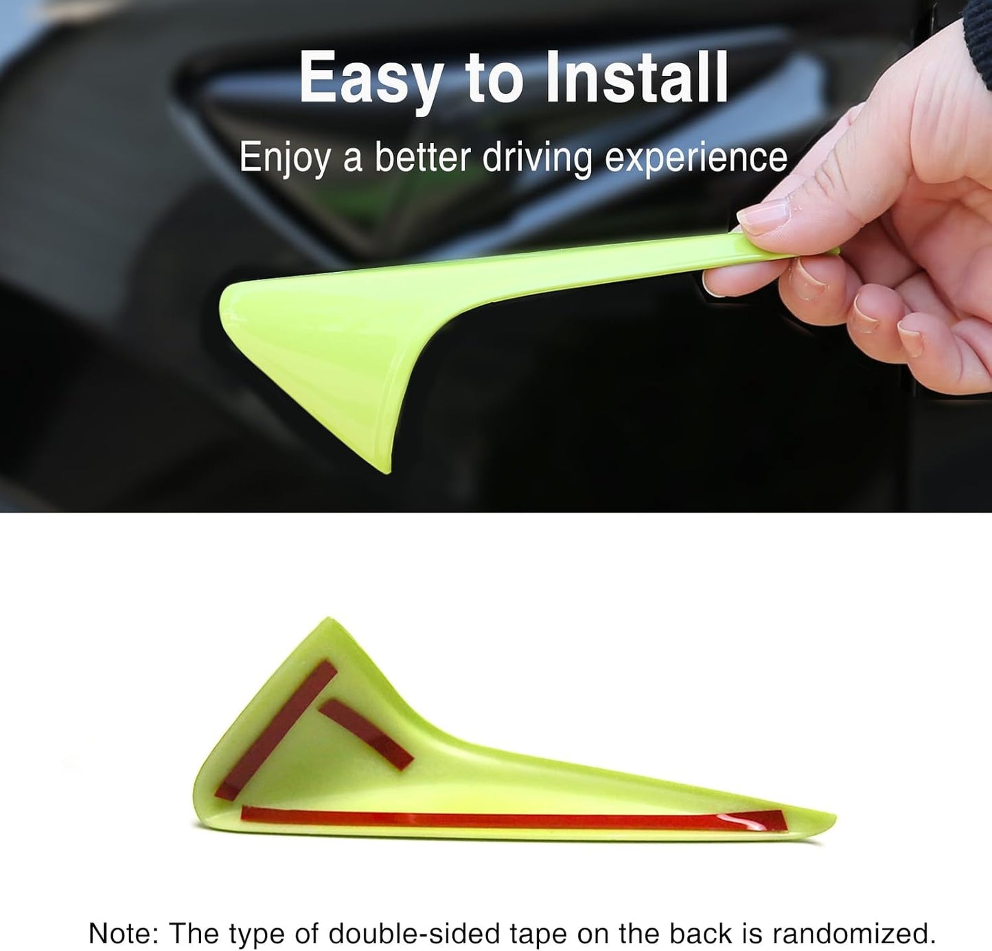 Tesheer Green HW4 Side Camera Covers for 2024–2025 Tesla Model 3/Y – 2PCS