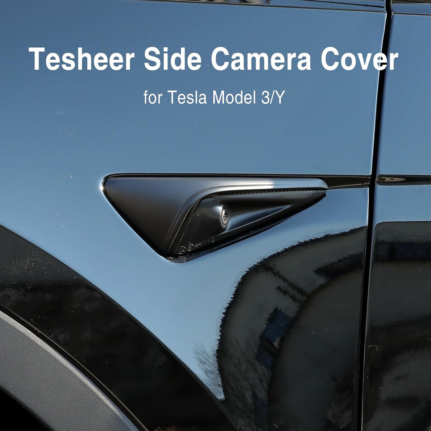 Tesheer HW4 Side Repeater Trim Covers for 2024–2026 Model 3 Highland & 2025–2026 Model Y Juniper – 2PCS