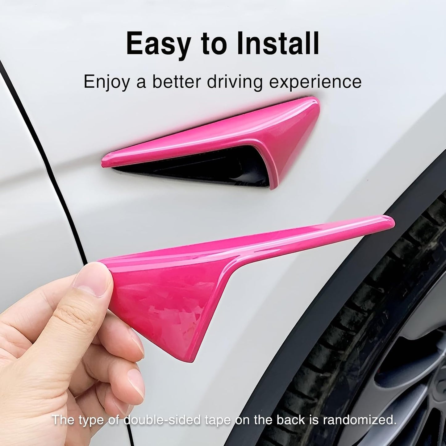 Tesheer Purple HW3 Side Camera Covers for 2021–2023 Tesla Model 3/Y – 2PCS