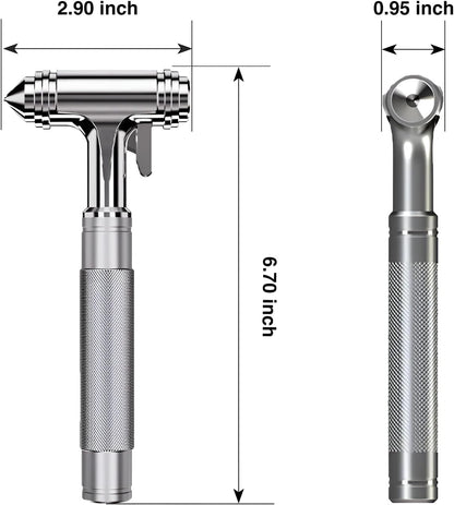 Compact gold emergency escape hammer for car interior
