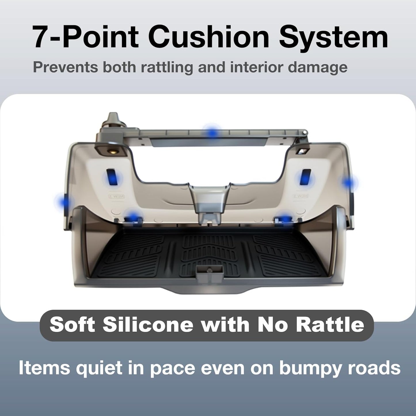 Hidden Under-Screen Storage Box Compatible with Tesla Model 3 Highland & Model Y Juniper