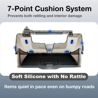 Hidden Under-Screen Storage Box Compatible with Tesla Model Y 2020-2026 & Model 3 2017-2026 Tesheer