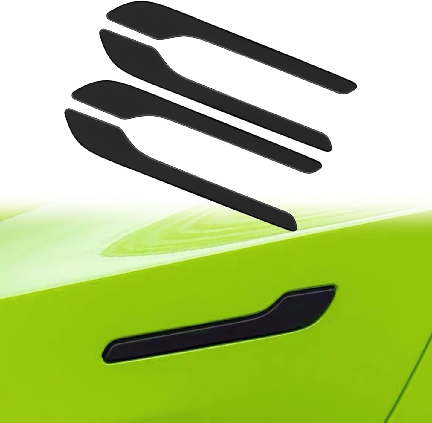 Tesheer Premium Door Handle Protector Wrap – 4-Piece Scratch-Resistant Set for Tesla Model 3 & Model Y
