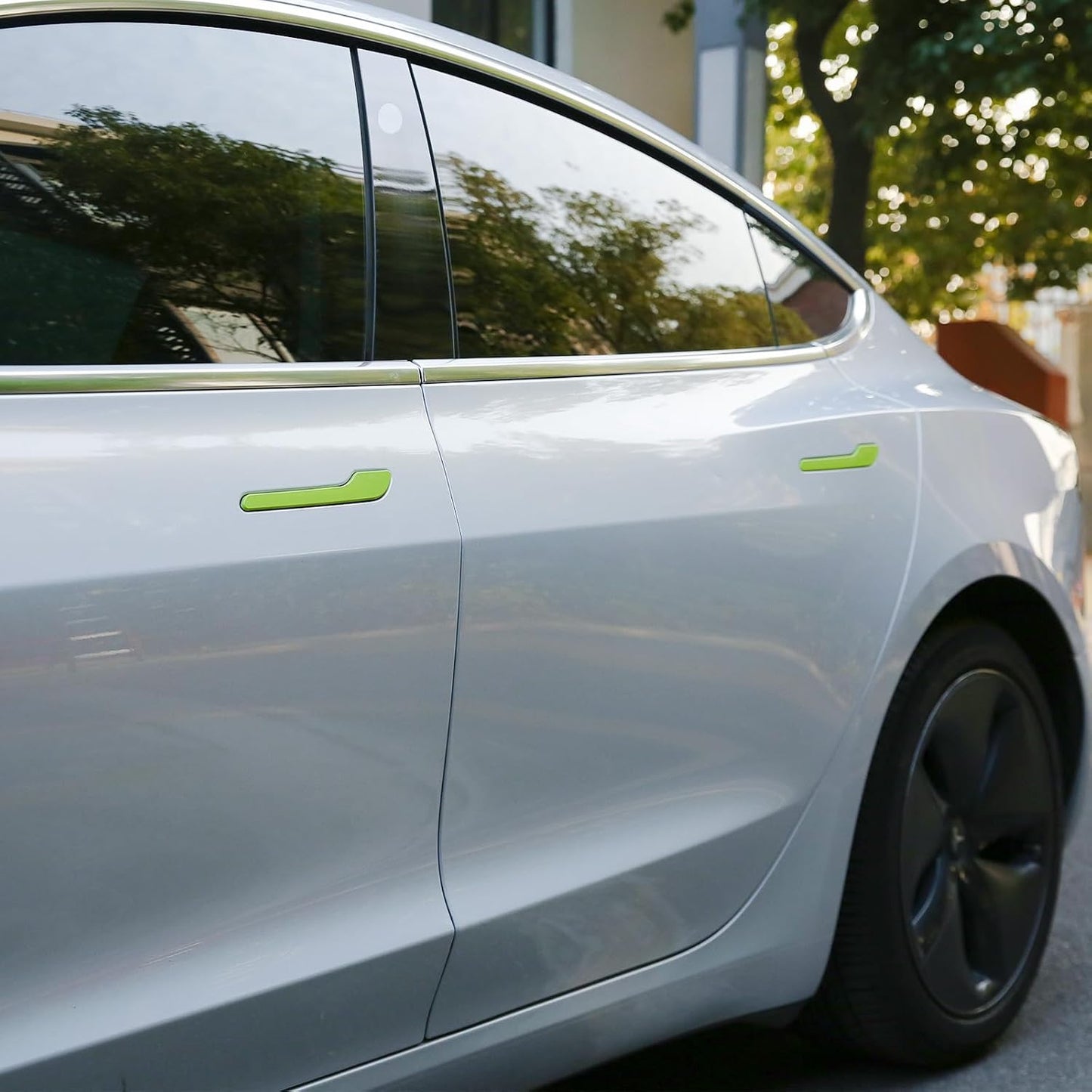 Tesheer Green Door Handle Covers for Tesla Model 3/Y – ABS, 4PCS