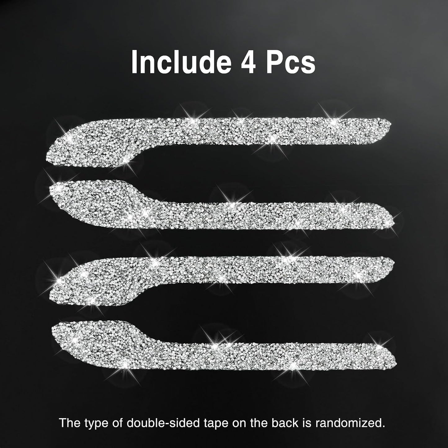 Tesheer Crystal Rhinestone Door Handle Covers for Tesla Model 3/Y – 4PCS
