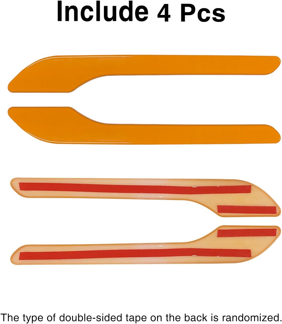 Tesheer Orange Door Handle Covers for Tesla Model 3/Y – ABS, 4PCS