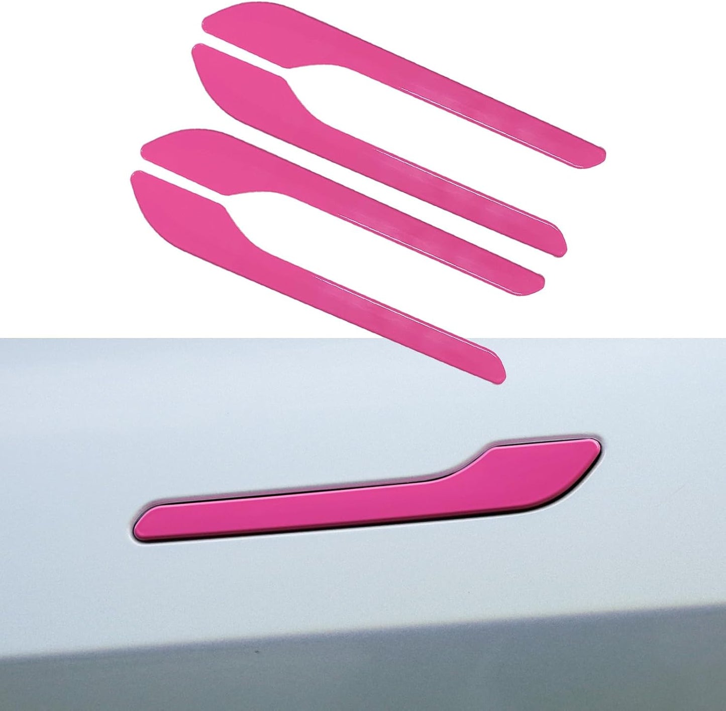 Tesheer Beet Purple Door Handle Covers for Tesla Model 3/Y – ABS, 4PCS