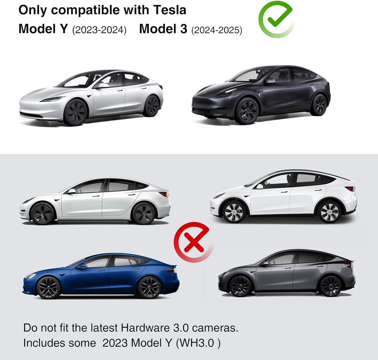 Pink Tesla Model 3 Accessories Kit (8PCS)