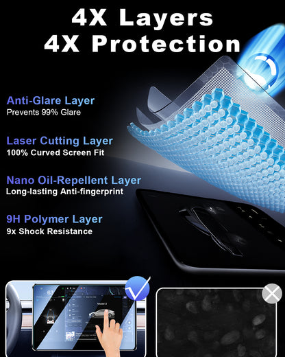 Tesla Model S X screen protector installation tools