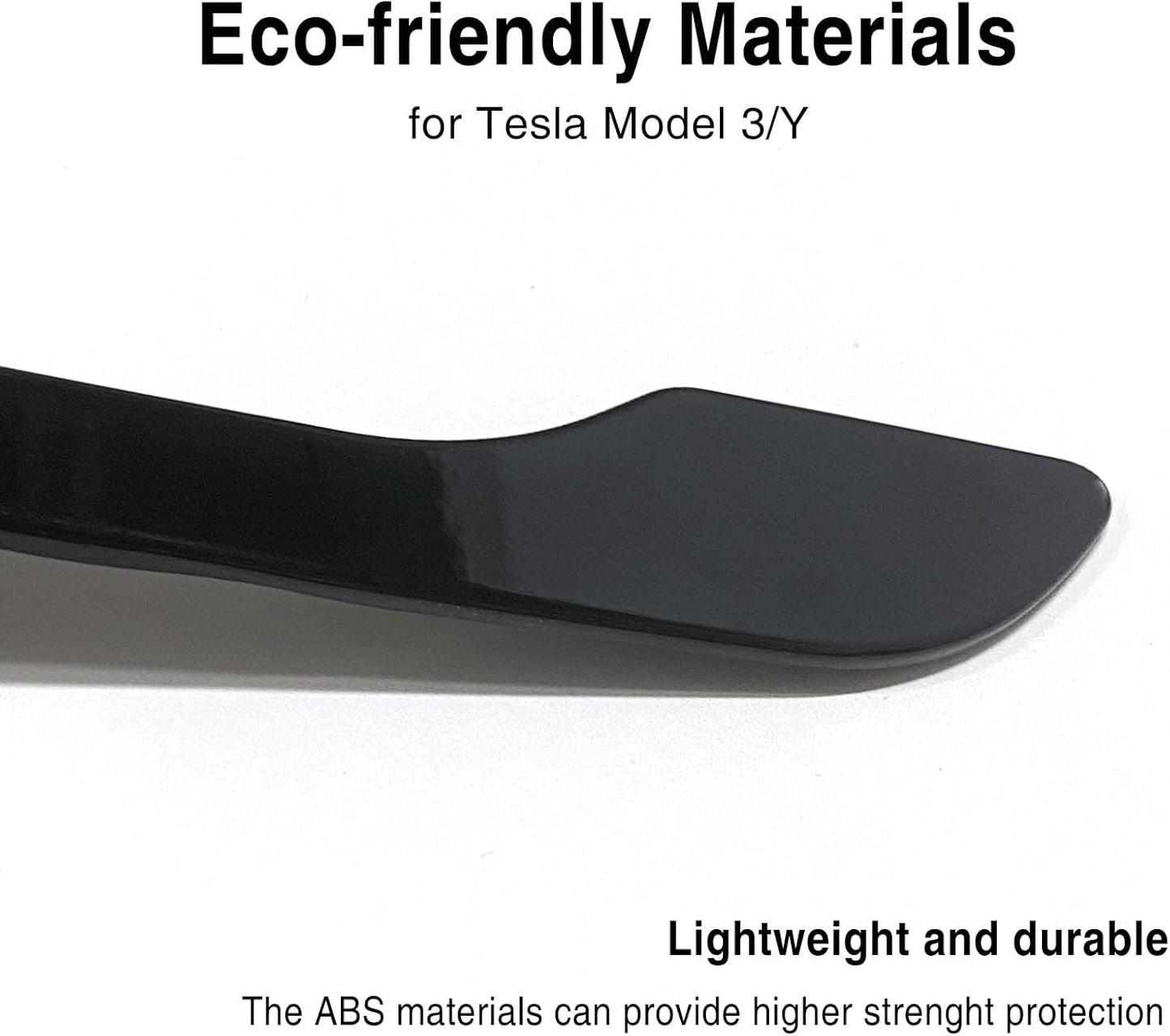 Tesla Door Handle Stickers for Model 3 & Model Y – 4PCS(Glossy Black)