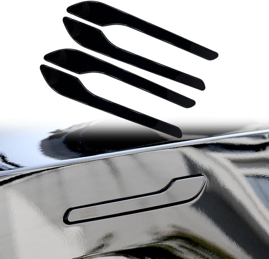 Tesla Door Handle Stickers for Model 3 & Model Y – 4PCS(Glossy Black)