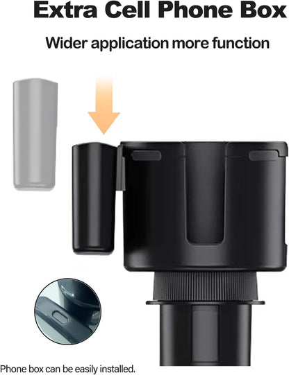 Tesheer Adjustable Cup Holder Expander for Tesla Model 3 & Model Y Tesheer