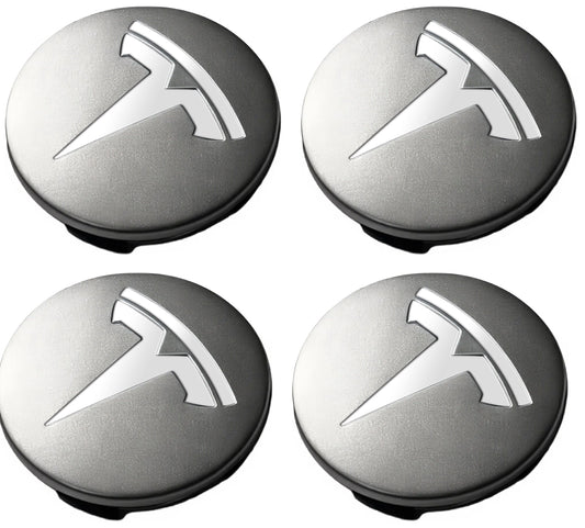 Gray Wheel Center Cap Kit for Tesla Model 3 & Model Y