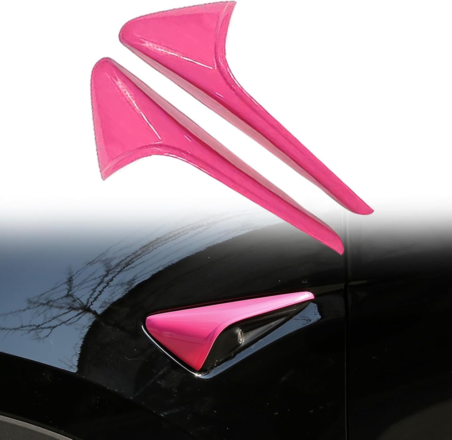 Tesheer Beet Purple HW4 Side Camera Covers for Tesla Model 3/Y 2024–2026 – 2PCS