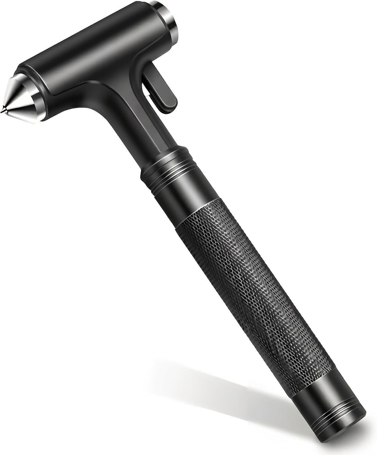 Tesheer 3-in-1 Car Window Breaker & Seatbelt Cutter Emergency Escape Hammer – Black