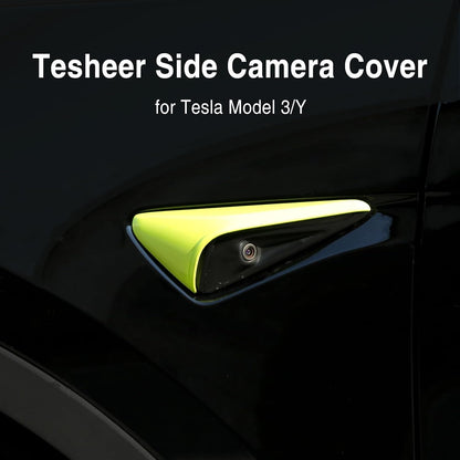 Tesheer Green HW4 Side Camera Covers for 2024–2025 Tesla Model 3/Y – 2PCS Tesheer