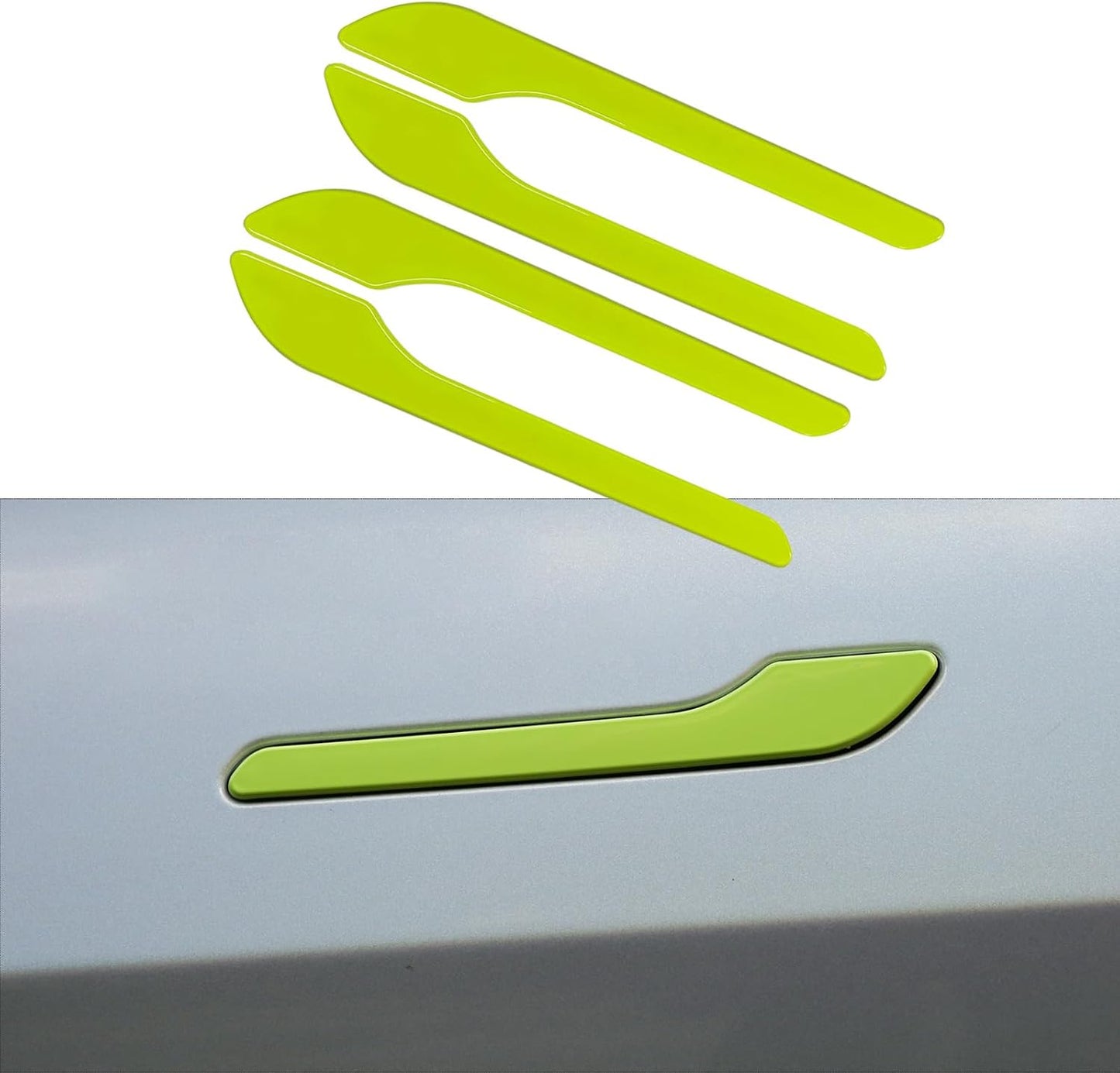 Tesheer Green Door Handle Covers for Tesla Model 3/Y – ABS, 4PCS