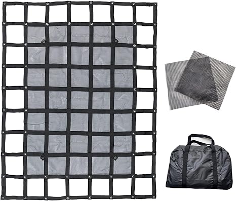 Tesheer 4.75’×6’ Heavy-Duty Cargo Net for Pickup Truck Bed