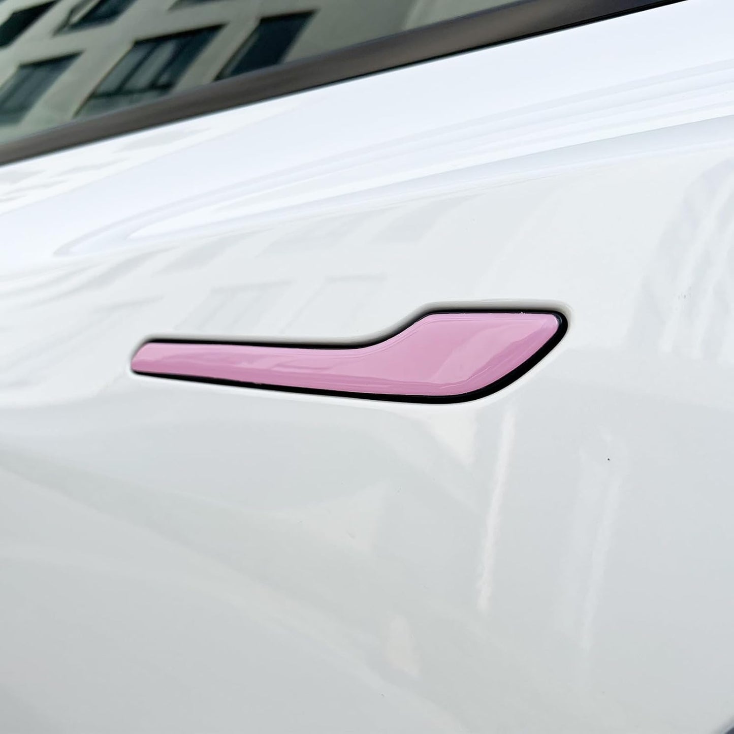 Tesheer Pink Resin Door Handle Covers for Tesla Model 3/Y – 4PCS
