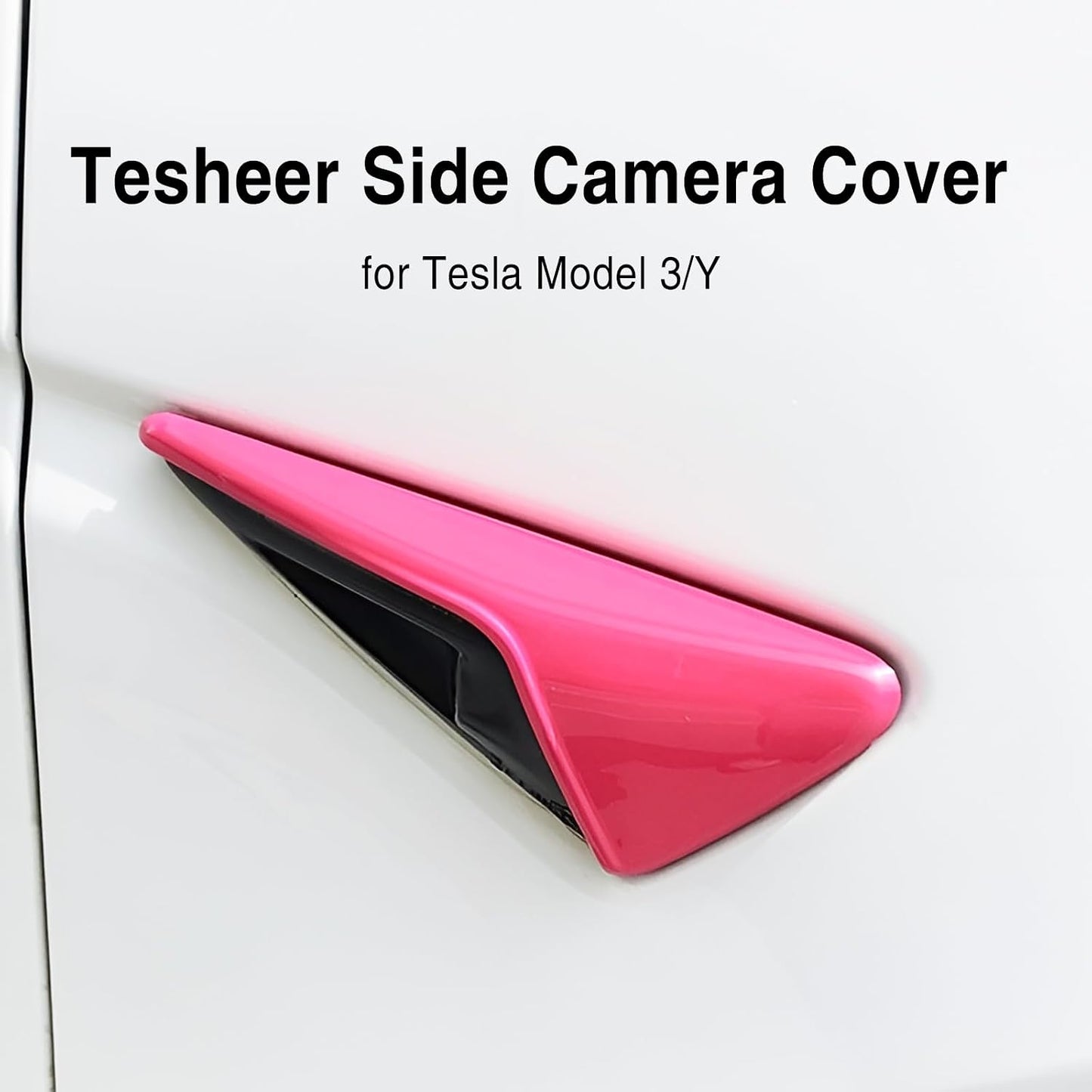 Tesheer Beet Purple HW4 Side Camera Covers for Tesla Model 3/Y 2024–2026 – 2PCS