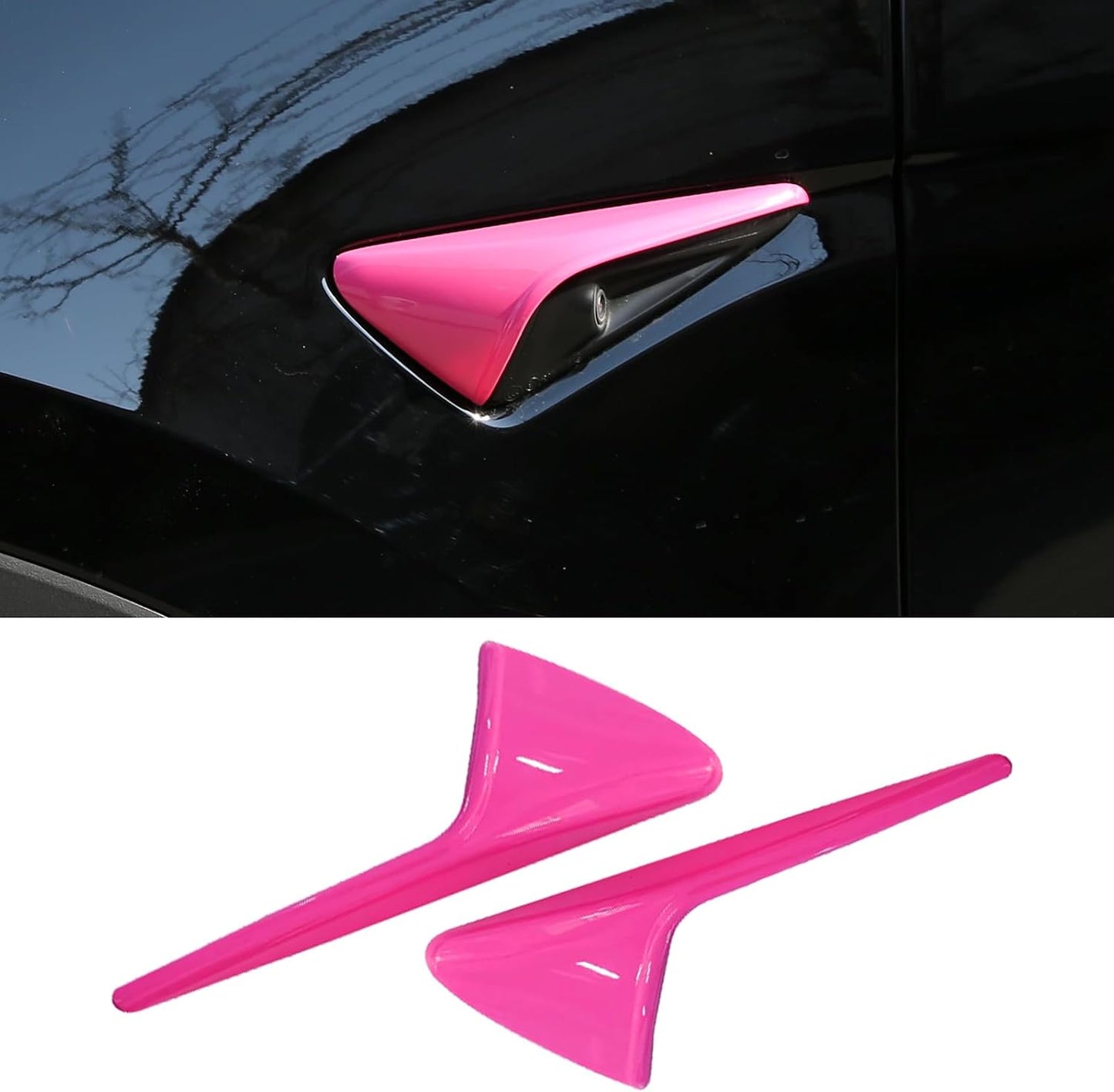 Tesheer Purple HW3 Side Camera Covers for 2021–2023 Tesla Model 3/Y – 2PCS