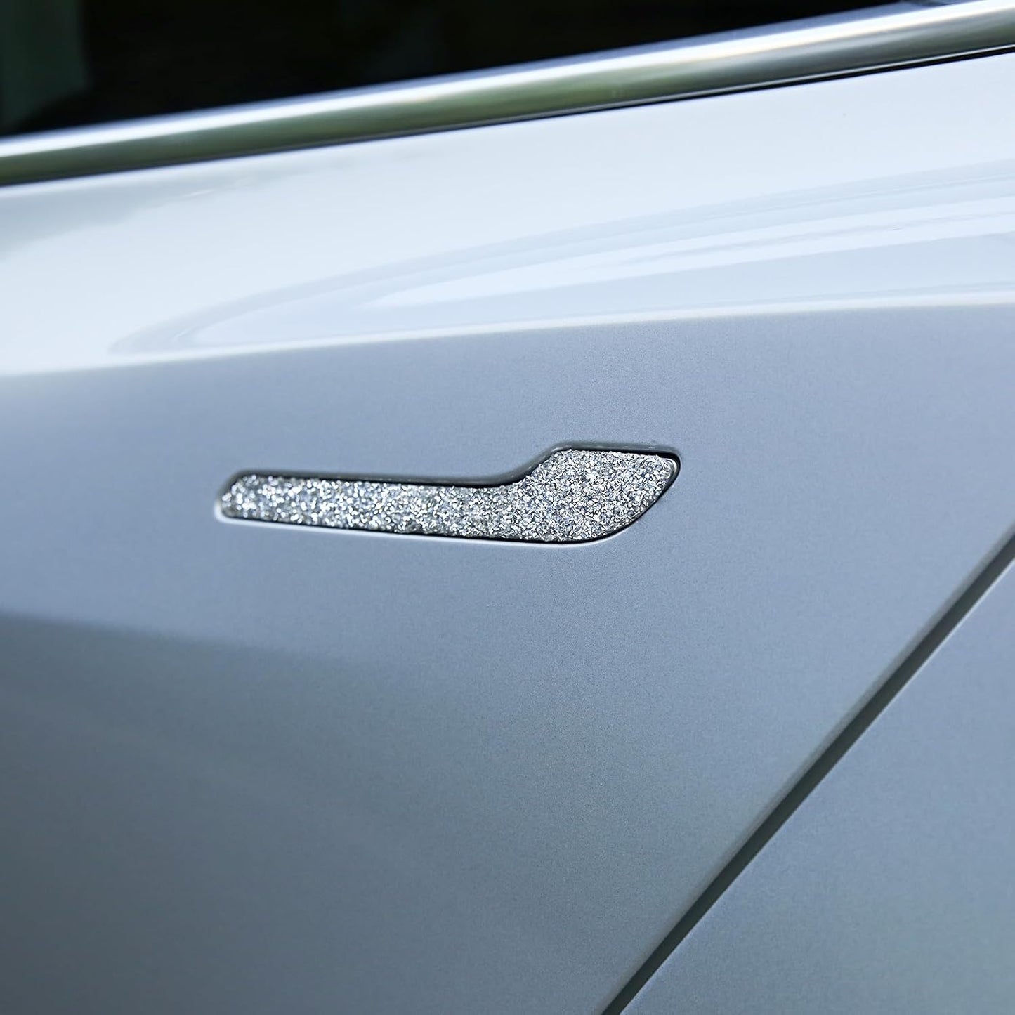 Tesheer Crystal Rhinestone Door Handle Covers for Tesla Model 3/Y – 4PCS