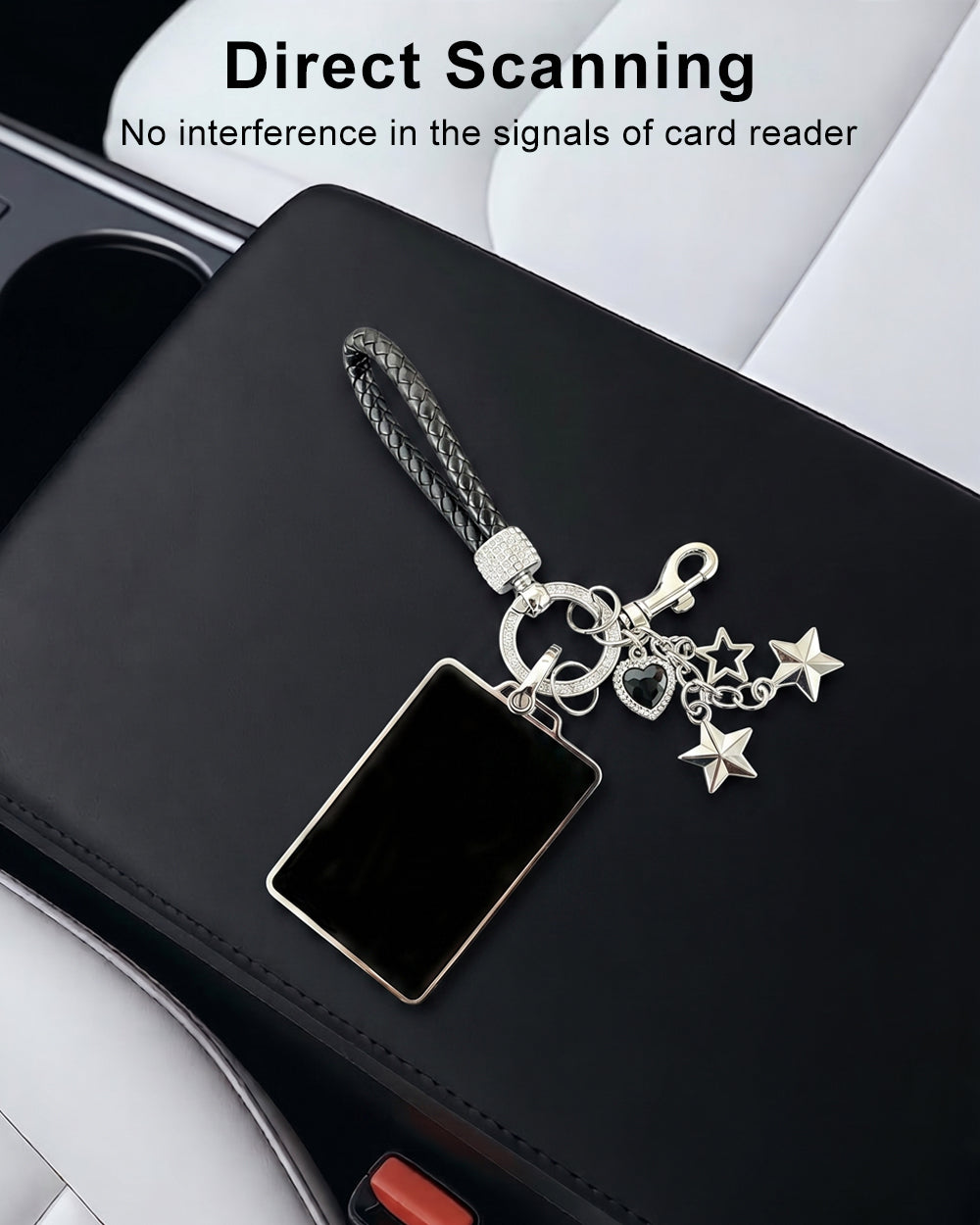 Midnight Star Crystal Tesla Key Card Holder